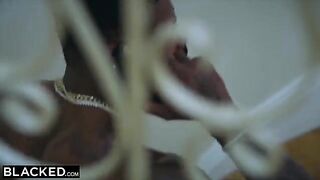 Ivy Wolfe, sexy blonde, experiences intense interracial sex for the first time with a huge black cock