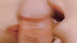 ZIAxBITE - CLOSE UP DOUBLE BLOWOB COMPILATION - POV 4K, showcasing intense Asian beauty and raw passion
