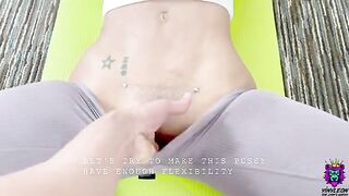 A naive yoga student gets fucked hard by her teacher in POV style