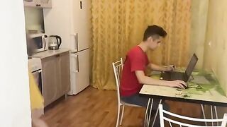 My computer broke down, called a friend to fix it, and he fucked me