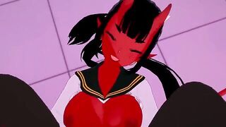 You were fucked by a hot succubus in POV style in a hentai world
