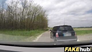 Unregistered driver gets fucked by a fake cop in a steamy encounter