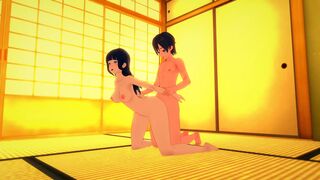 Hinata Hyuga is too shy to fuck during school hours