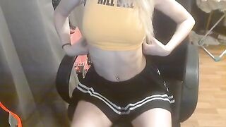 Schoolgirl fucks with her boyfriend at home, showcasing real passion