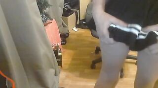 Schoolgirl fucks with her boyfriend at home, showcasing real passion