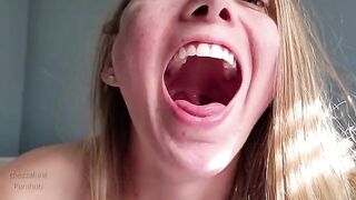 A tour of my mouth full of spit, exploring every corner