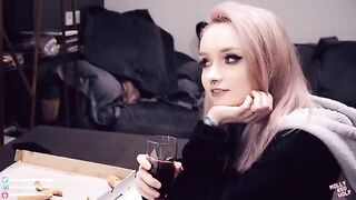 A girl realized her dream of intimacy with her best friend, a stunning redhead