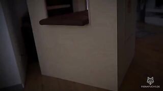 Fiona Fuchs experiences intense pleasure in the LOVE-Chamber glory hole scene