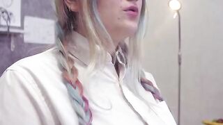 The doctor gave a sexy blowjob to cure the patient Lovely Dove