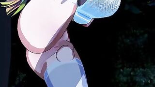 3D anime with a girl from Blue Exorcist