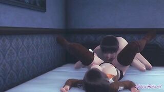 Attack on Titan Hentai - Mikasa’s pussy gets eaten and licked