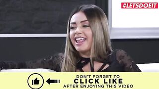 Martina Smeraldi gets her tight asshole gapped by a huge cock in intense interracial action
