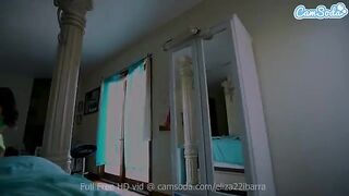 Skinny Latina chick Eliza Ibarra gets banged hard in chair