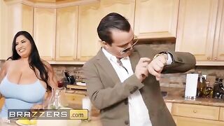 Two horny hussies sharing a double-ended dildo with great pleasure
