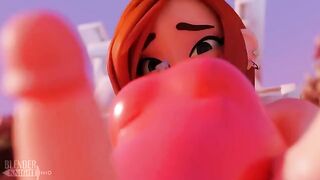 Wendy by the pool in Dipper action