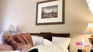 Brandi Bae shakes big ass for her fan and gets fucked hard