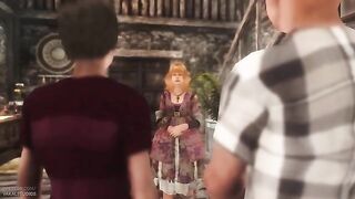 The Nasty Harry Potter meets Ginni, the sexy sister, in a steamy 3D encounter