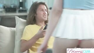 You're going to give your stepsister all of your cum - Step Sis