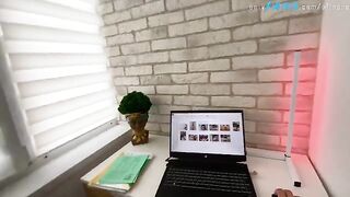 A stepson masturbates to photos of his sexy stepmom
