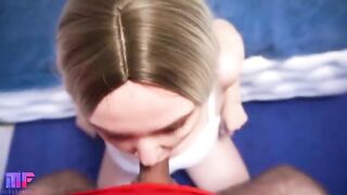 A stepmom with big natural boobs seduced her stepson to fuck her