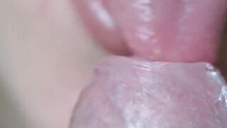Girl couldn't swallow the cum and had to spit it out