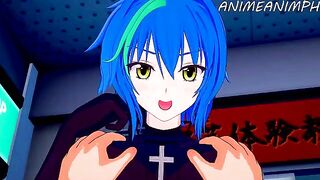 High School DxD Xenovia Quarta Hentai in HD quality