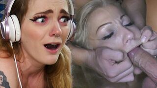 Carly Rae Summers reacts to the most intense fuck of her life