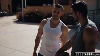 Stepmom Sheena Ryder agrees to a hardcore threesome with her stepson and his friends