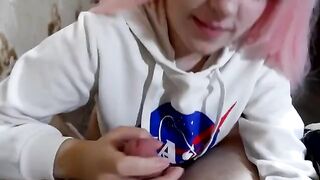 The guy did not let the girl read a book and fucked her