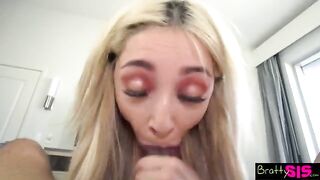 Step Sis "I love cock shaped things in my mouth" - prono