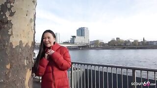 First rimjob and porn with Asia College Girl Luna I