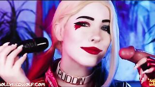 A big cock for the crazy Harley Quinn, portrayed by redhead MollyRedWolf