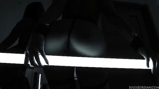 Adriana Chechik receives a messy anal gapping in the chamber