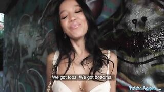 The pretty girl Asia Vargas was picked up for a chance to become a model