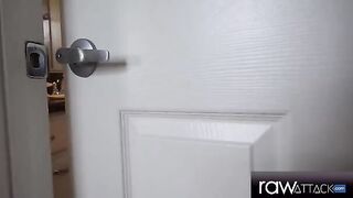 Petite hottie Sera Ryder gets her pussy railed hard by a big cock