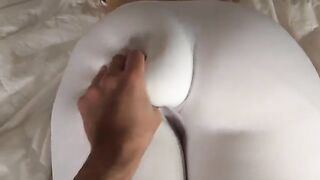 The stepsister got fucked by her stepbrother after he caught her watching porn