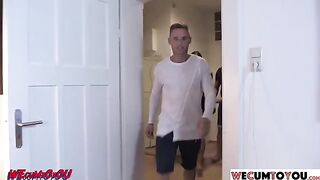 An amateur swingers party with total strangers and intense action