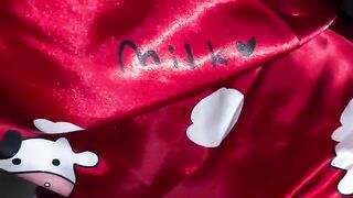 Sex under star shower and milky way, a sensual and romantic scene
