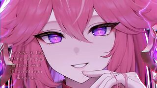 Yae Miko's 5-minute sex promise with her feet, a popular hentai JOI title