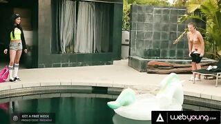 Skater babe Gia Derza cheats on her BF with Savannah Sixx