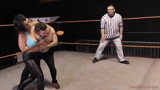 Hot femdom action with Nadia White and Glenn King