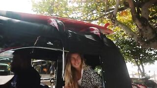 A couple enjoys a romantic sea sex and scenic surf adventure