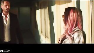Tattooed busty babe Chantal Danielle in sensual Deeper action