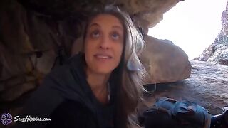 Three hikers got lost and fucked to keep their bodies warm