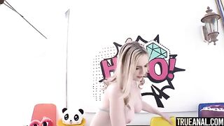 Rebel Rhyder gets her asshole gapped hard in this TrueAnal clip