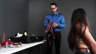 TSA agent found a toy in the bag of a naughty traveler