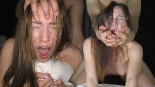 Petite teen from college gets fucked hard and rough