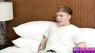 Girl broke into the room and began to rough with boyfriend
