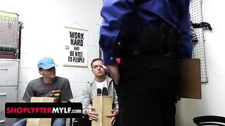 The step mom Dee Williams helps her naughty boys out of trouble