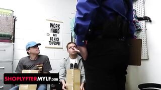 The step mom Dee Williams helps her naughty boys out of trouble